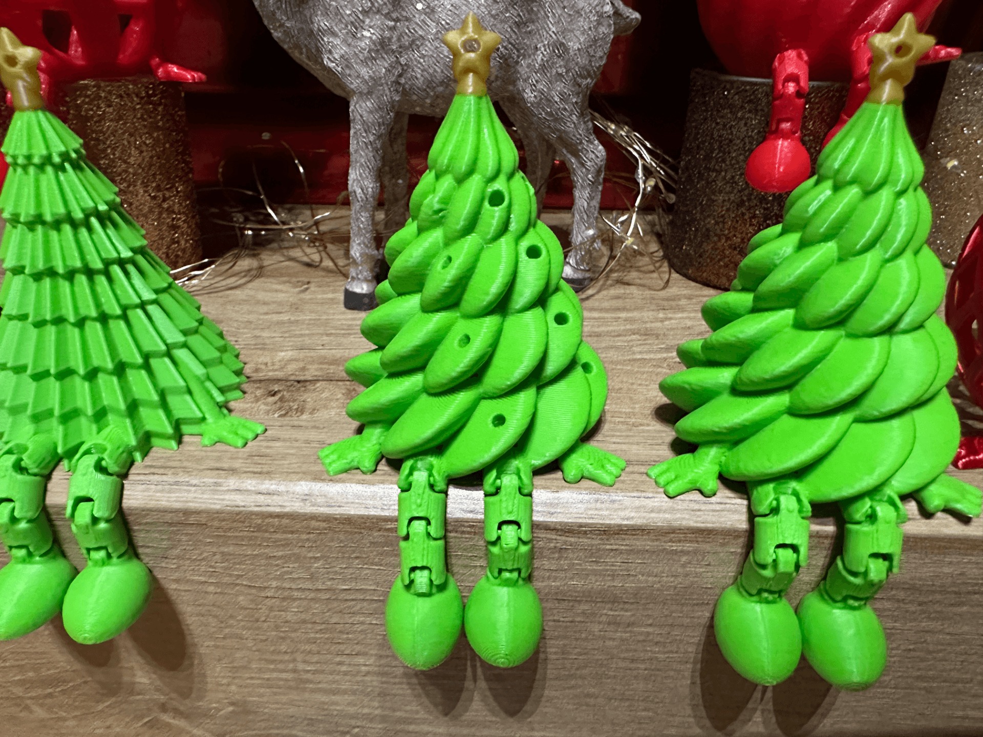Árvore de Natal Articulada Decorada